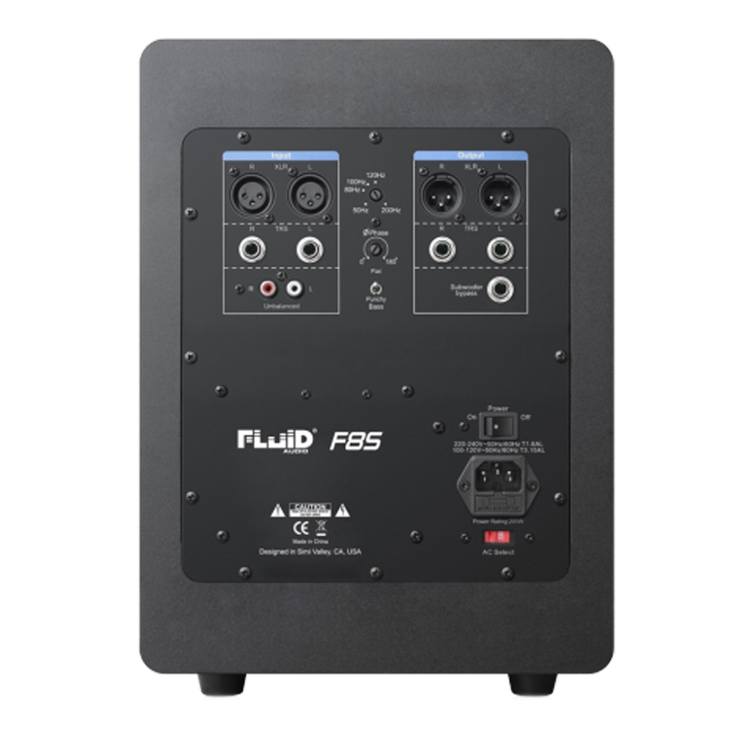 Black Fluid Audio F8S 8 Active Subwoofer 