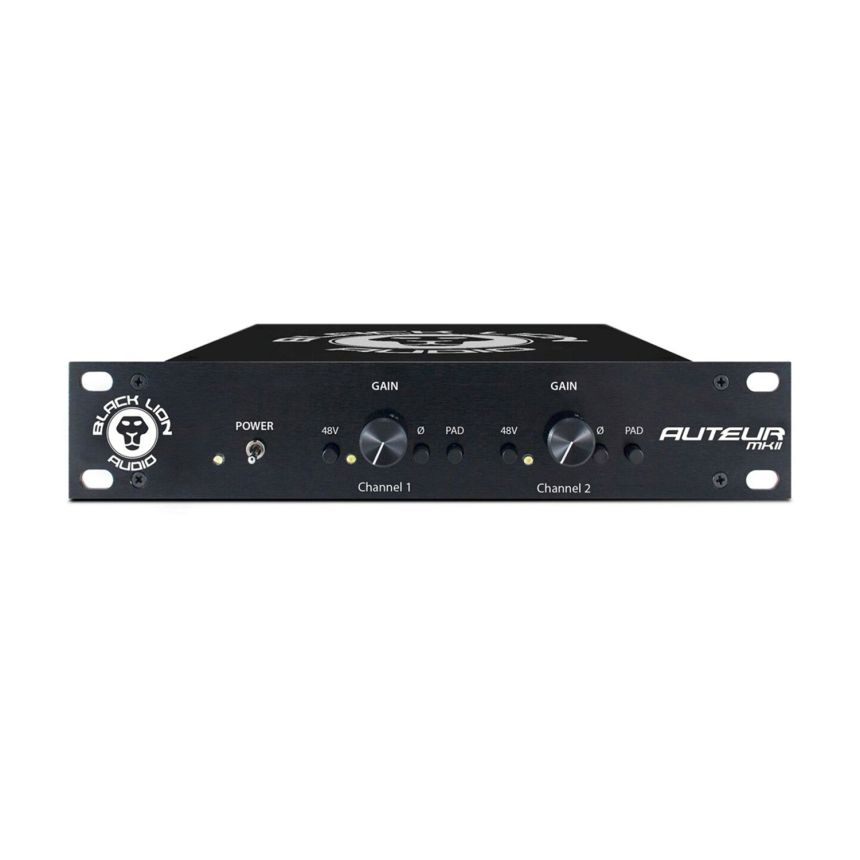 Black Lion Audio Auteur MKII – Two Channel Mic Pre