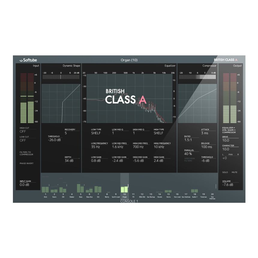 Softube British Class A for Console 1 Plug-in