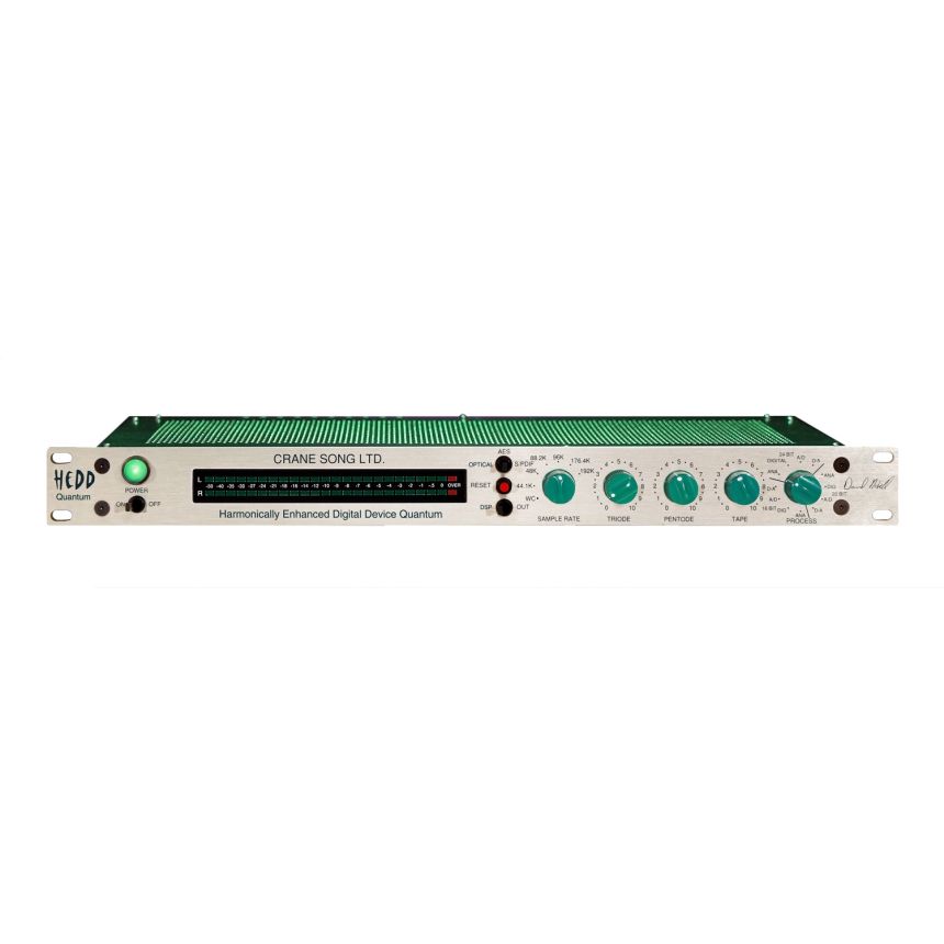 Crane Song HEDD Quantum AD/DA Converter and Master Clock with Tape Emulation